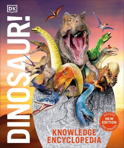 Buchcover und Innenansicht für das Buch: Knowledge Encyclopedia Dinosaur!