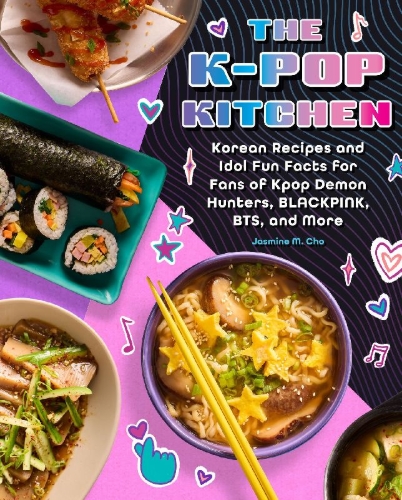 Buchcover und Innenansicht für das Buch: The K-pop Kitchen