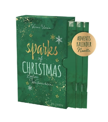Buchcover und Innenansicht für das Buch: Sparks of Christmas