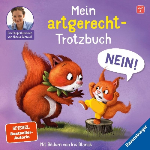 Buchcover und Innenansicht für das Buch: Mein artgerecht-Trotzbuch: Nein!
