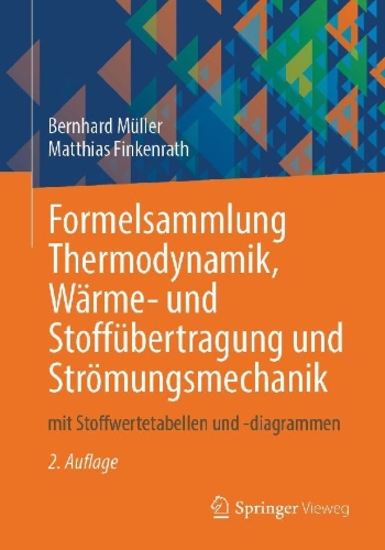 Buchcover und Innenansicht für das Buch: Formelsammlung Thermodynamik, Wärme- und Stoffübertragung und Strömungsmechanik