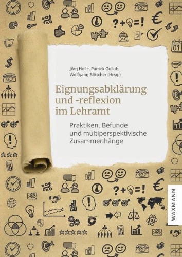 Buchcover und Innenansicht für das Buch: Eignungsabklärung und -reflexion im Lehramt