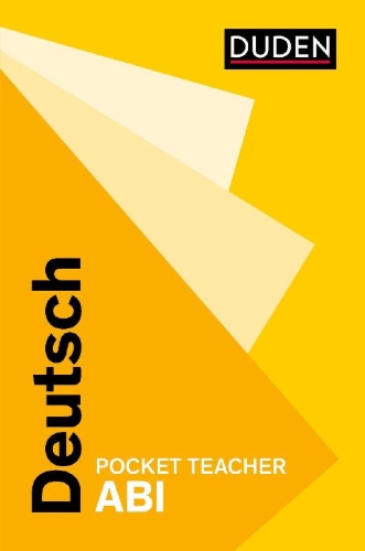Buchcover und Innenansicht für das Buch: Pocket Teacher Abi Deutsch