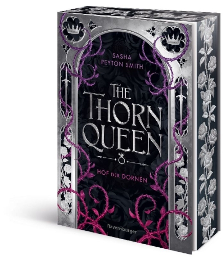 Buchcover und Innenansicht für das Buch: The Thorn Queen
