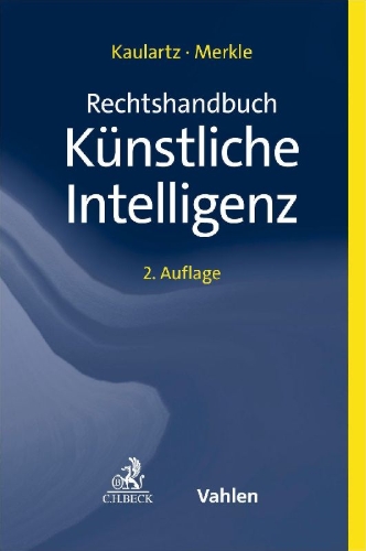 Buchcover und Innenansicht für das Buch: Rechtshandbuch Künstliche Intelligenz