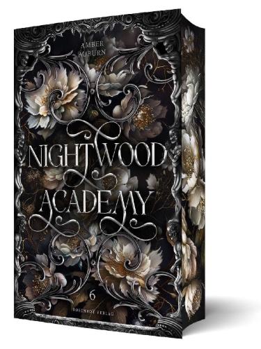 Buchcover und Innenansicht für das Buch: Nightwood Academy 6 - Dark Romantasy Serie