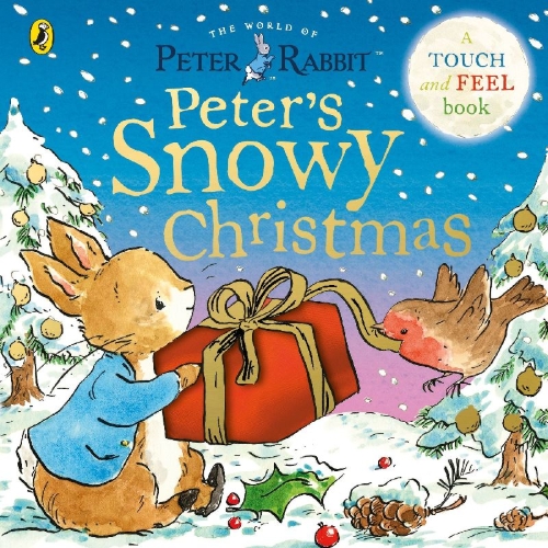 Buchcover und Innenansicht für das Buch: Peter Rabbit: Peter's Snowy Christmas