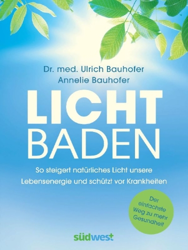Buchcover und Innenansicht für das Buch: Lichtbaden