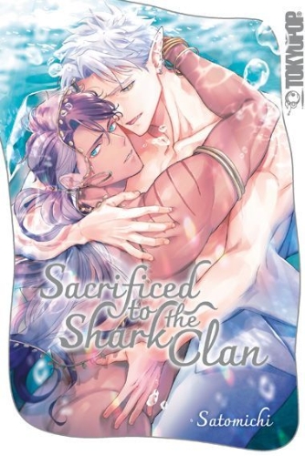 Buchcover und Innenansicht für das Buch: Sacrificed to the Shark Clan