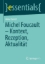 Buchcover und Innenansicht für das Buch: Michel Foucault - Kontext, Rezeption, Aktualität