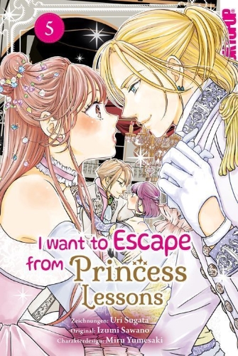 Buchcover und Innenansicht für das Buch: I Want to Escape from Princess Lessons 05