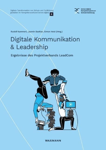 Buchcover und Innenansicht für das Buch: Digitale Kommunikation & Leadership