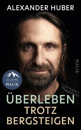Buchcover und Innenansicht für das Buch: Überleben trotz Bergsteigen