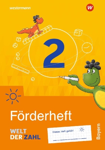 Buchcover und Innenansicht für das Buch: Welt der Zahl 2. Förderheft. Für Bayern
