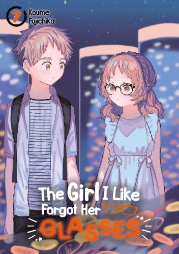 Buchcover und Innenansicht für das Buch: Suki na Ko ga Megane wo Wasureta 7