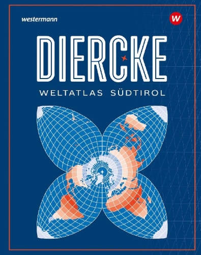 Buchcover und Innenansicht für das Buch: Diercke Weltatlas. Ausgabe 2026 für Südtirol