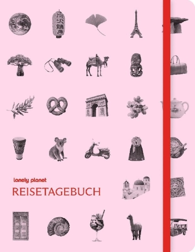 Buchcover und Innenansicht für das Buch: LONELY PLANET Bildband Lonely Planet Reisetagebuch - rosa