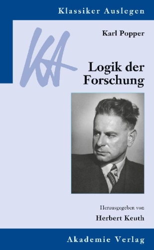 Buchcover und Innenansicht für das Buch: Karl Popper: The Logic of Scientific Discovery