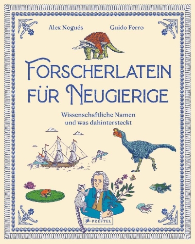 Buchcover und Innenansicht für das Buch: Forscherlatein für Neugierige