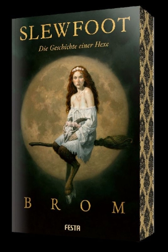 Buchcover und Innenansicht für das Buch: SLEWFOOT - Die Geschichte einer Hexe