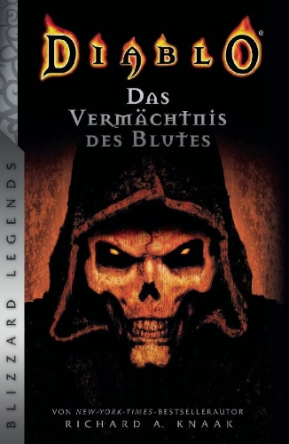 Buchcover und Innenansicht für das Buch: Diablo: Legacy of the Blood