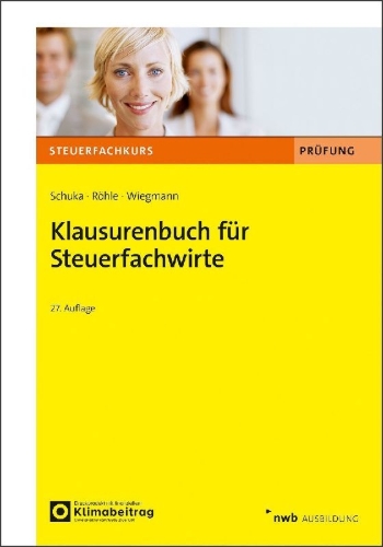 Buchcover und Innenansicht für das Buch: Klausurenbuch für Steuerfachwirte