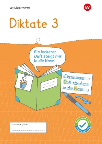 Buchcover und Innenansicht für das Buch: Westermann Unterrichtsmaterialien Grundschule. Diktate Heft 3