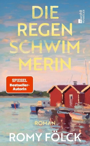 Buchcover und Innenansicht für das Buch: Die Regenschwimmerin
