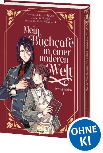 Buchcover und Innenansicht für das Buch: ISEKAI NI KYUSEISHU TOSHITE YOBAREMASHITAGA, ARASA NIWA MURI NANODE, HISSORI BOOKCAFE HAJIMEMASHITA.
