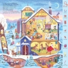 Buchcover und Innenansicht für das Buch: Wimmelige Weihnachten mit Wichtel Wim