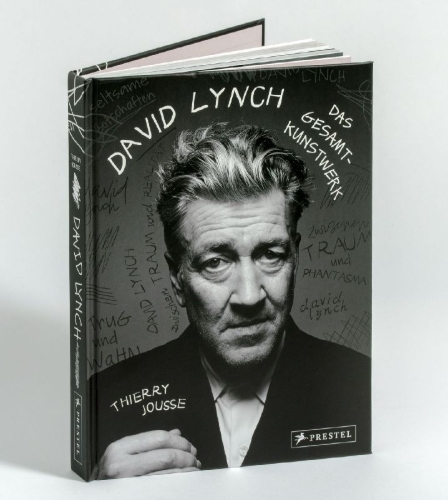 Buchcover und Innenansicht für das Buch: L'Odyssée David Lynch. A journey through the films and worlds of a cinematic visionary