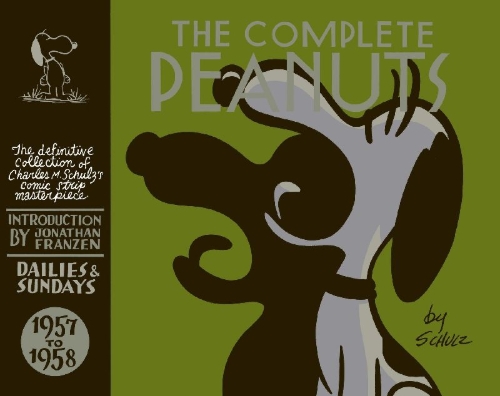 Buchcover und Innenansicht für das Buch: The Complete Peanuts 1957-1958