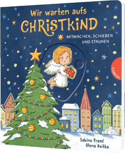 Buchcover und Innenansicht für das Buch: Dein kleiner Begleiter: Wir warten aufs Christkind