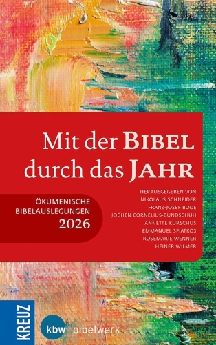 Buchcover und Innenansicht für das Buch: Mit der Bibel durch das Jahr 2026