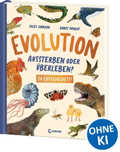 Buchcover und Innenansicht für das Buch: Choose Your Own Evolution