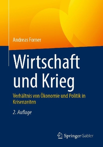 Buchcover und Innenansicht für das Buch: Wirtschaft und Krieg