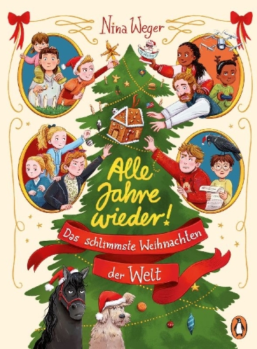 Buchcover und Innenansicht für das Buch: Alle Jahre wieder! Das schlimmste Weihnachten der Welt