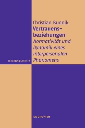 Buchcover und Innenansicht für das Buch: Vertrauensbeziehungen